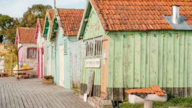 Île d’Oléron gekleurde huisjes Couleurs Cabanes Charente Maritime Nieuw Aquitanie Frankrijk - Reislegende.nl