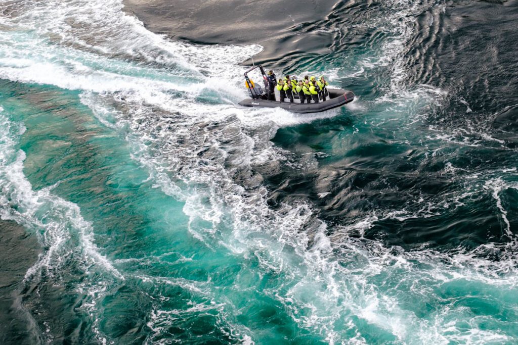 Met een rib op Saltstraumen Bodo Noorwegen - Reislegende.nl