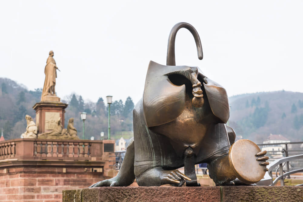 Brückenaffe Heidelberg - Reislegende.nl