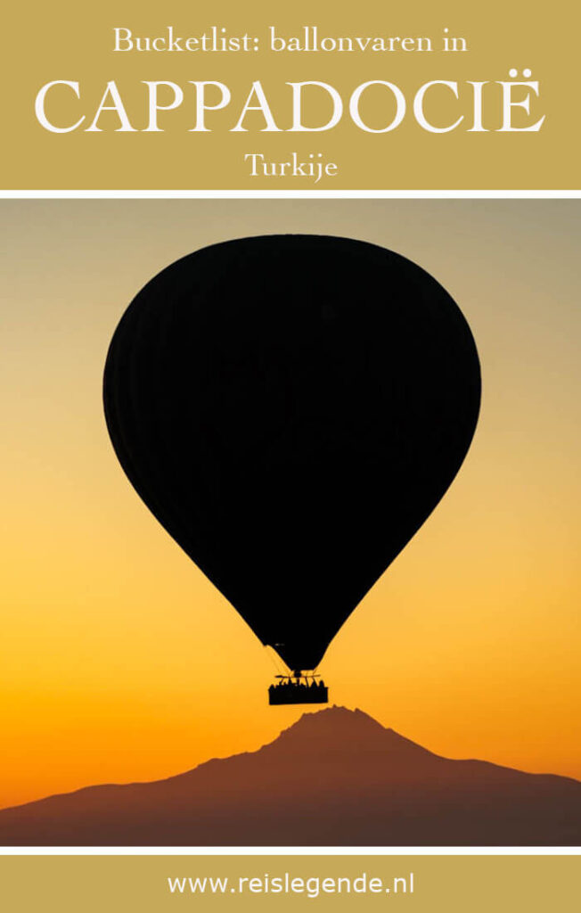 Luchtballon tocht in Cappadocië - Reislegende.nl