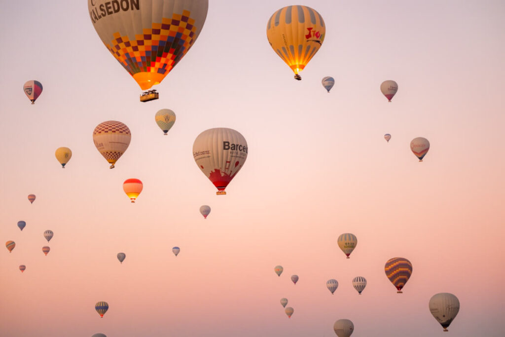 Tips voor luchtballonnen fotograferen in Cappadocie Turkije Goreme - Reislegende.nl