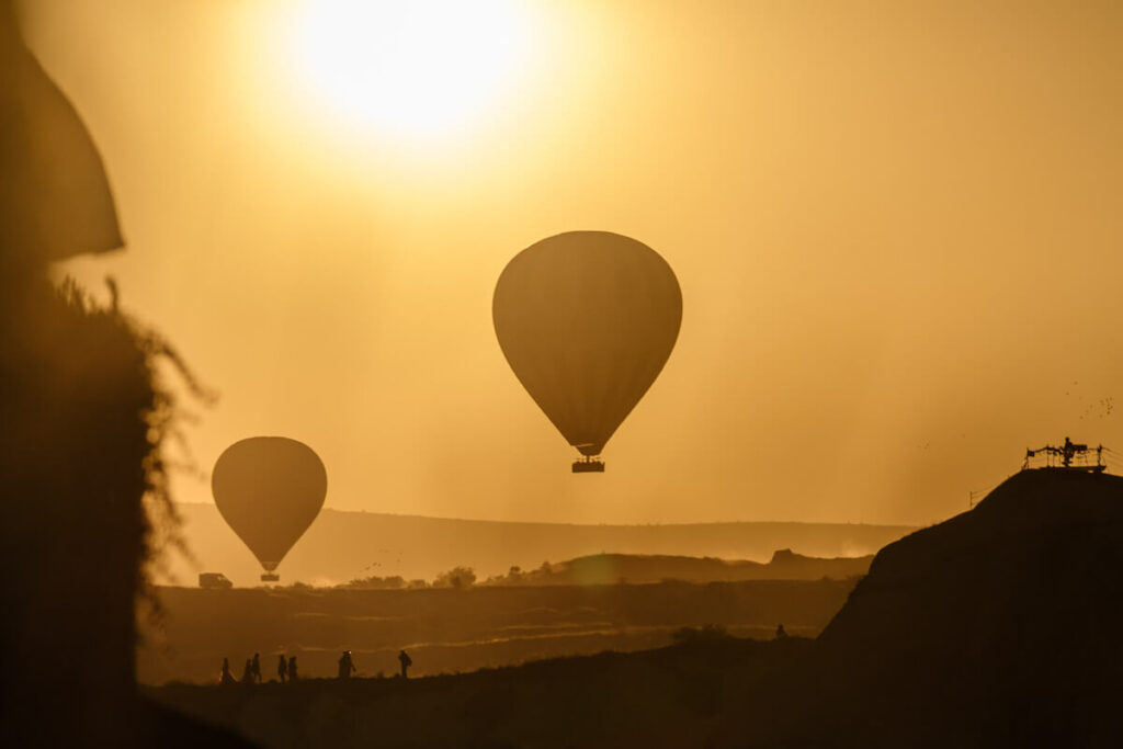 Vanuit Goreme luchtballonnen fotograferen in Cappadocie Turkije - Reislegende.nl