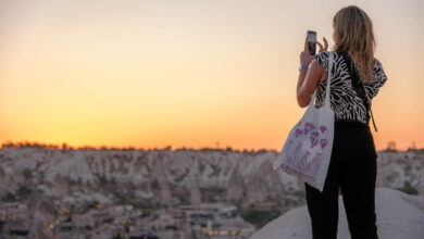 Cappadocie zonsondergang