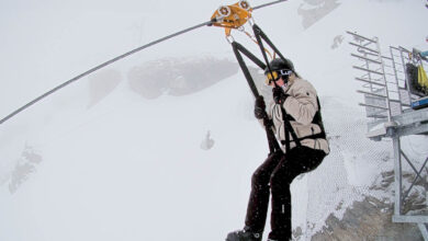 Aiguille Rouge Tyrolienne Les Arcs Reislegende