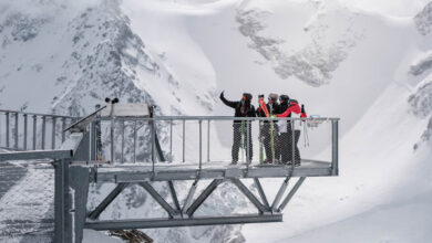 Aiguille Rouge hoogste punt in Les Arcs Reislegende