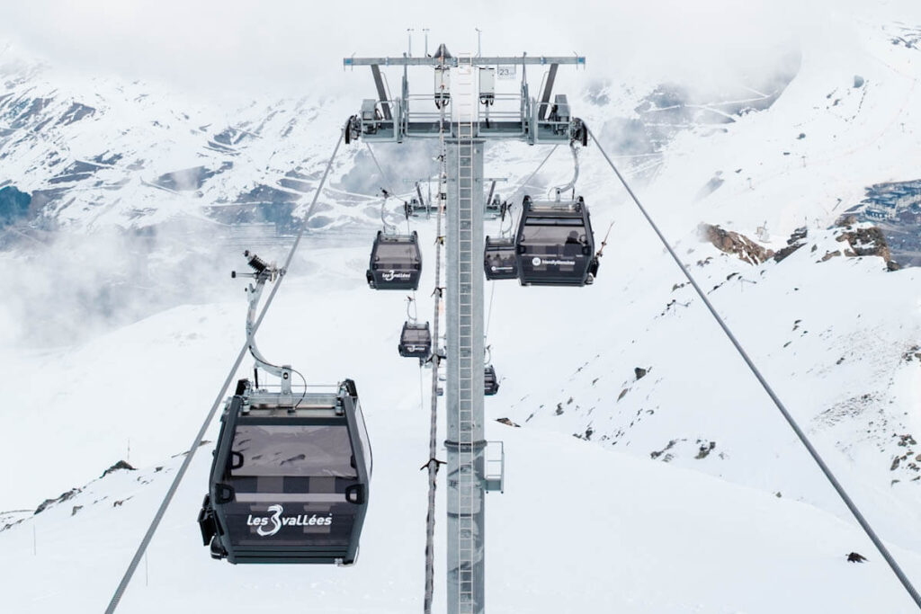 Liften in Les Menuires Reislegende