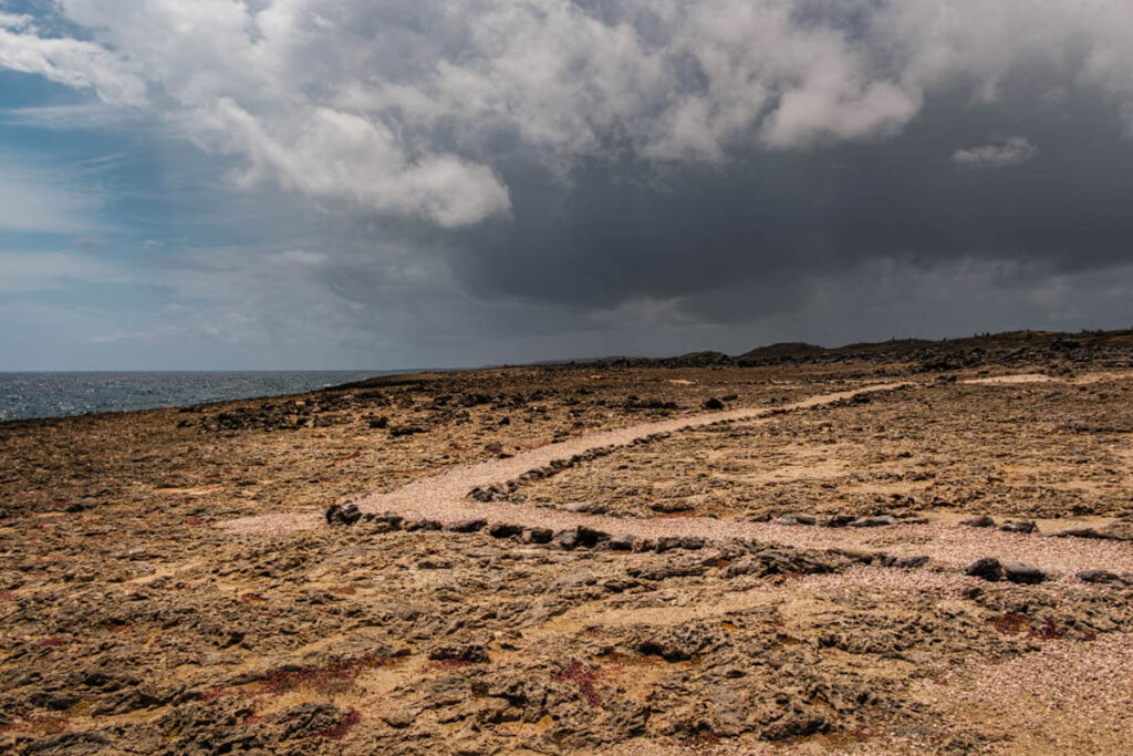 Shete Boka National Park wandelroute naar Boka Wandomi Curacao Reislegende
