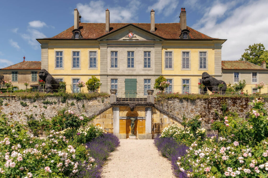 Chateau de Vullierens Morges Vaud Zwitserland Reislegende