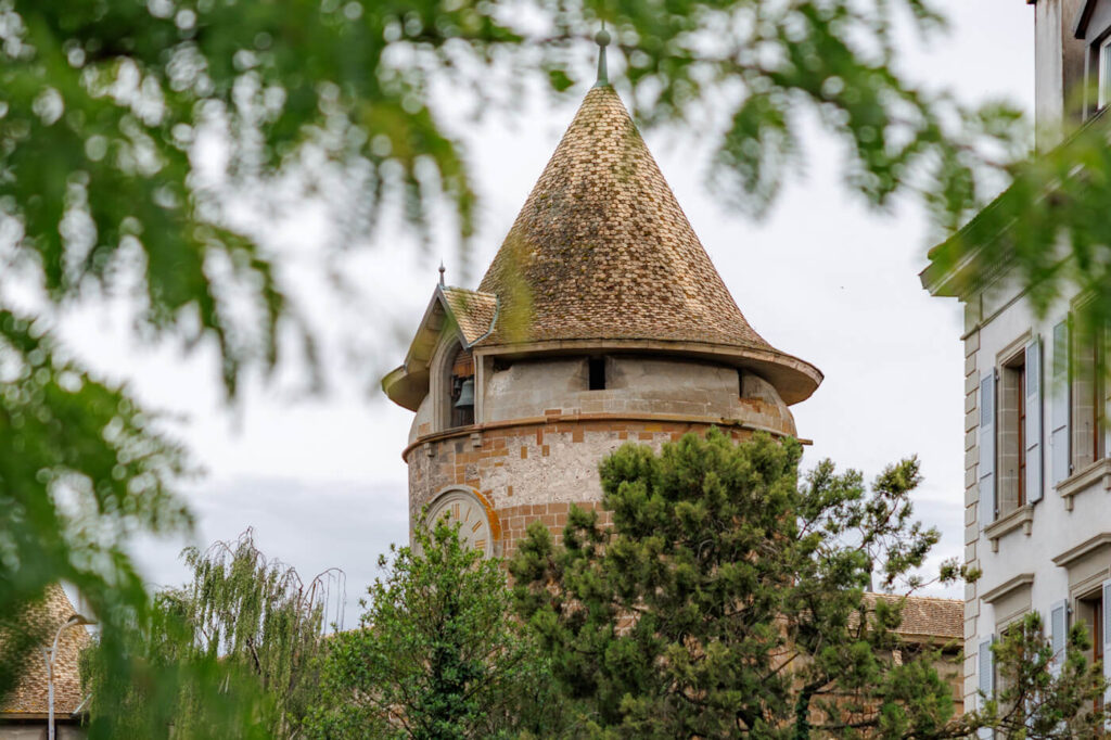 Chateau van Morges in Vaud Zwitserland Reislegende