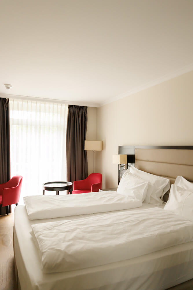 Kamers Hotel La Prairie Yverdon les Bains Zwitserland Reislegende