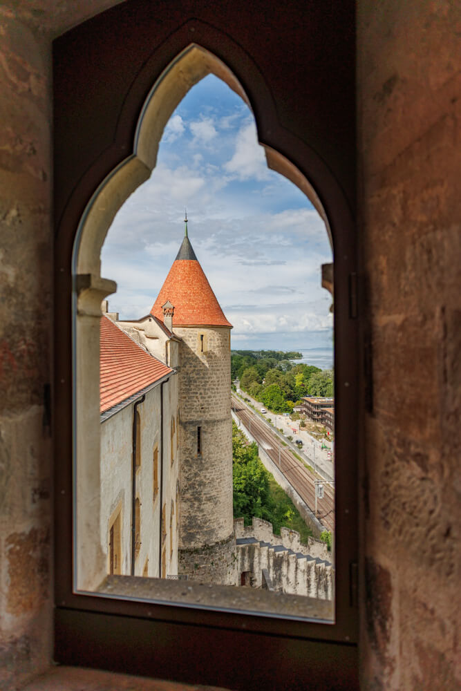 Chateau de Grandson middeleeuwse kastelen in Vaud Zwitserland Reislegende