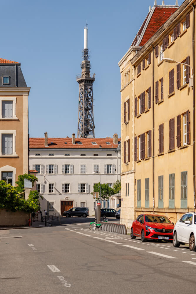 Kleine Eifeltoren Fourviere Lyon Frankrijk Reislegende