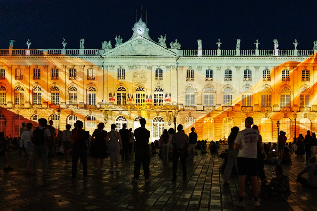 Nancy bezienswaardigheden video mapping Place Stanislas Frankrijk Reislegende