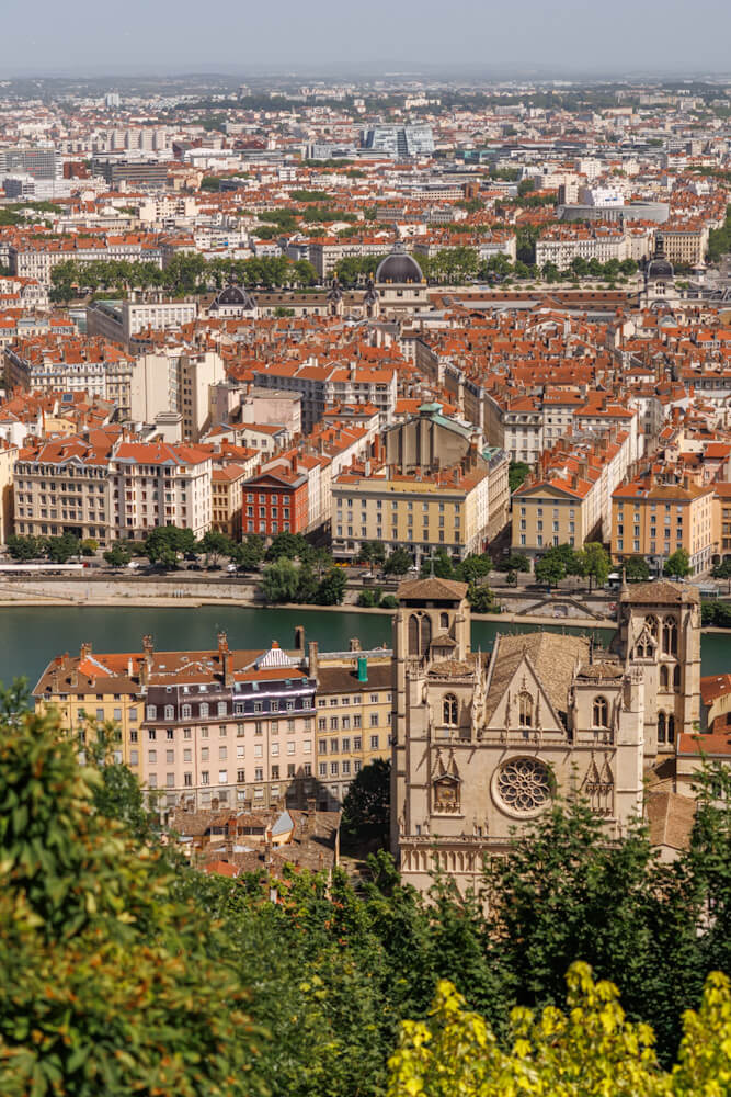 Uitkijkpunt Fourviere Lyon Frankrijk Reislegende