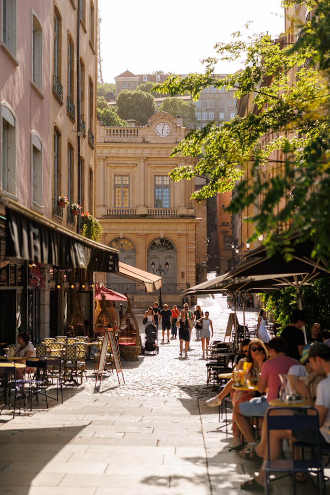 Vieux Lyon restaurants met terras Frankrijk Reislegende