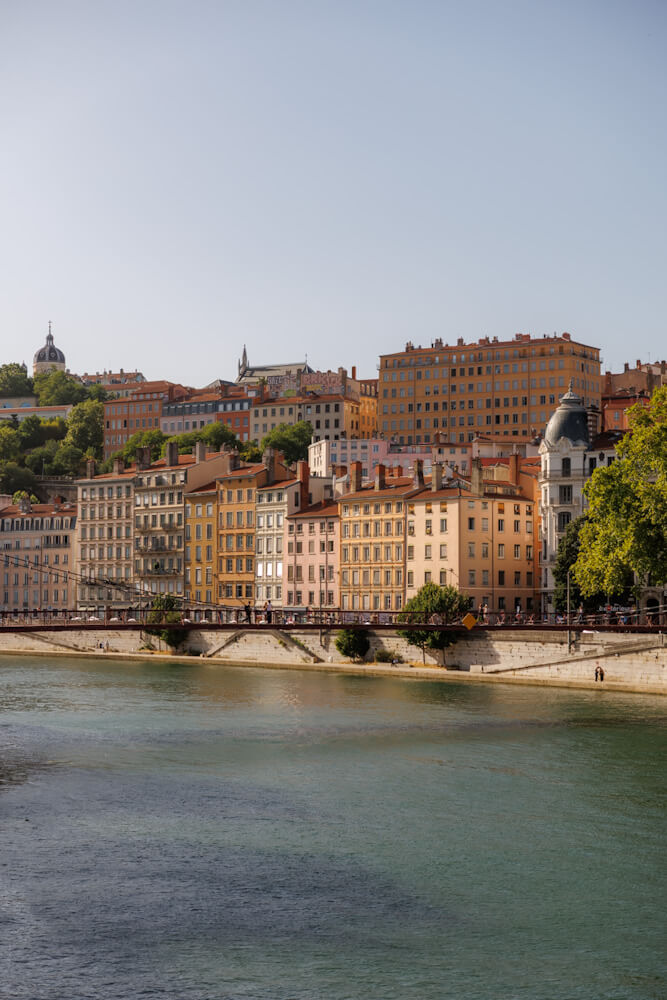 Vieux Lyon rivier Frankrijk Reislegende