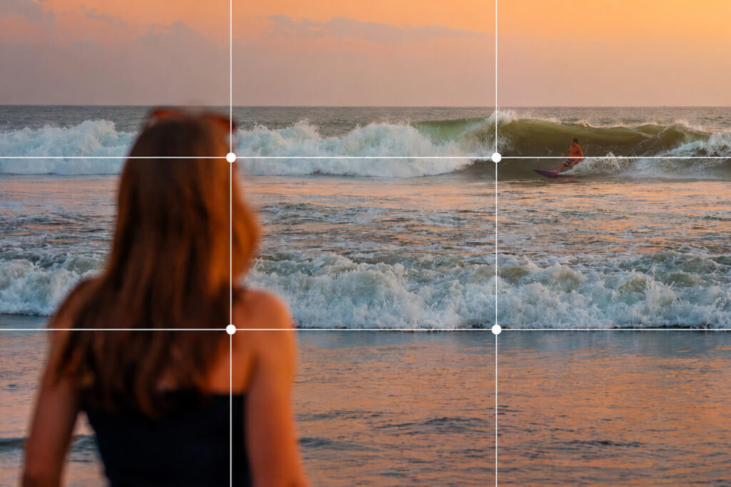 Fotografie rule of thirds voorbeeld Reislegende