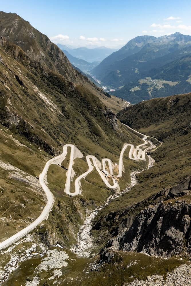 Historische route Gotthard Via Tremola Zwitserland Reislegende