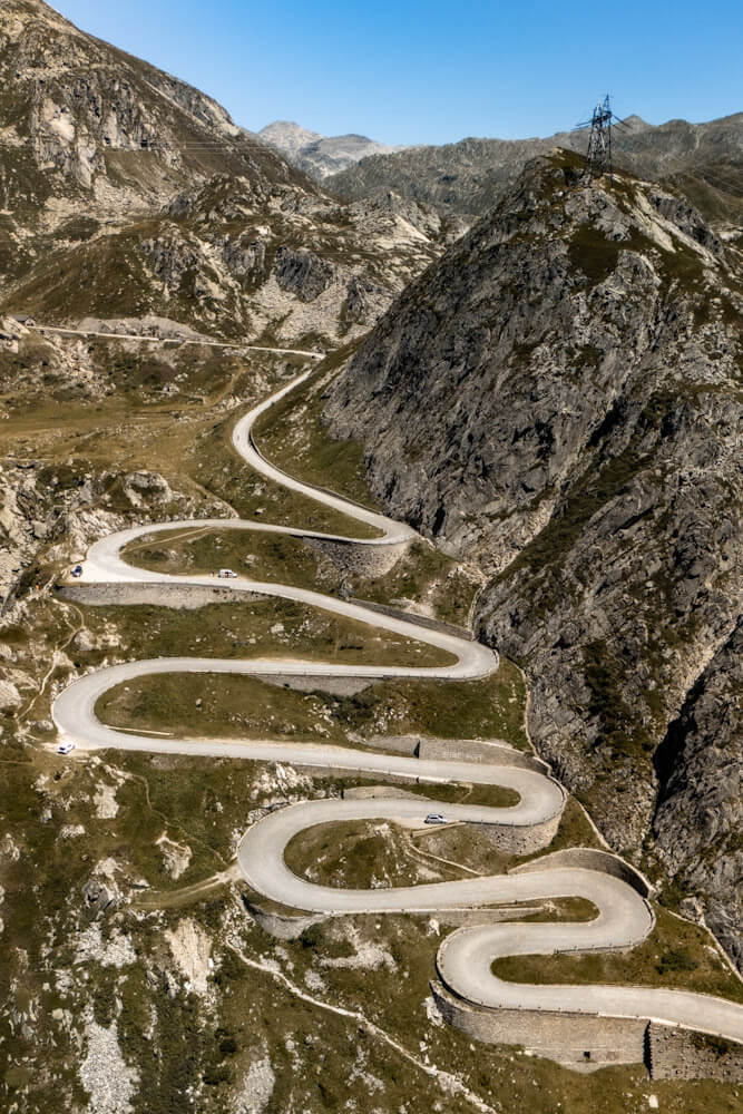 Tremola pas Gotthard Zwitserland Reislegende