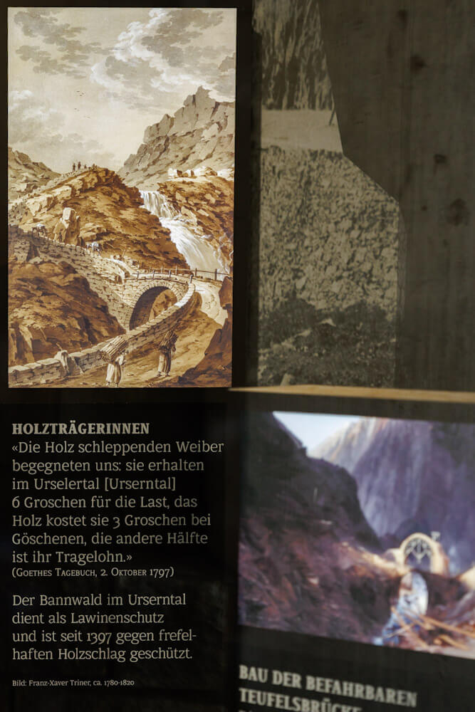 Tunneltje Schollenenschlucht Zwitserland Reislegende