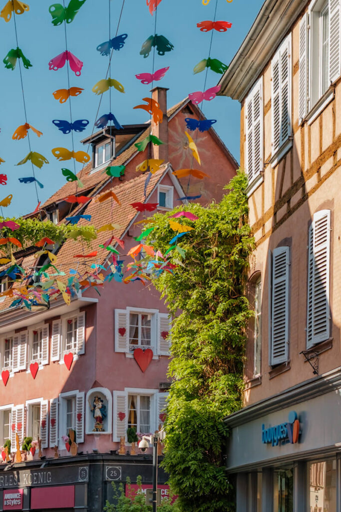 Centrum van Selestat Frankrijk Reislegende