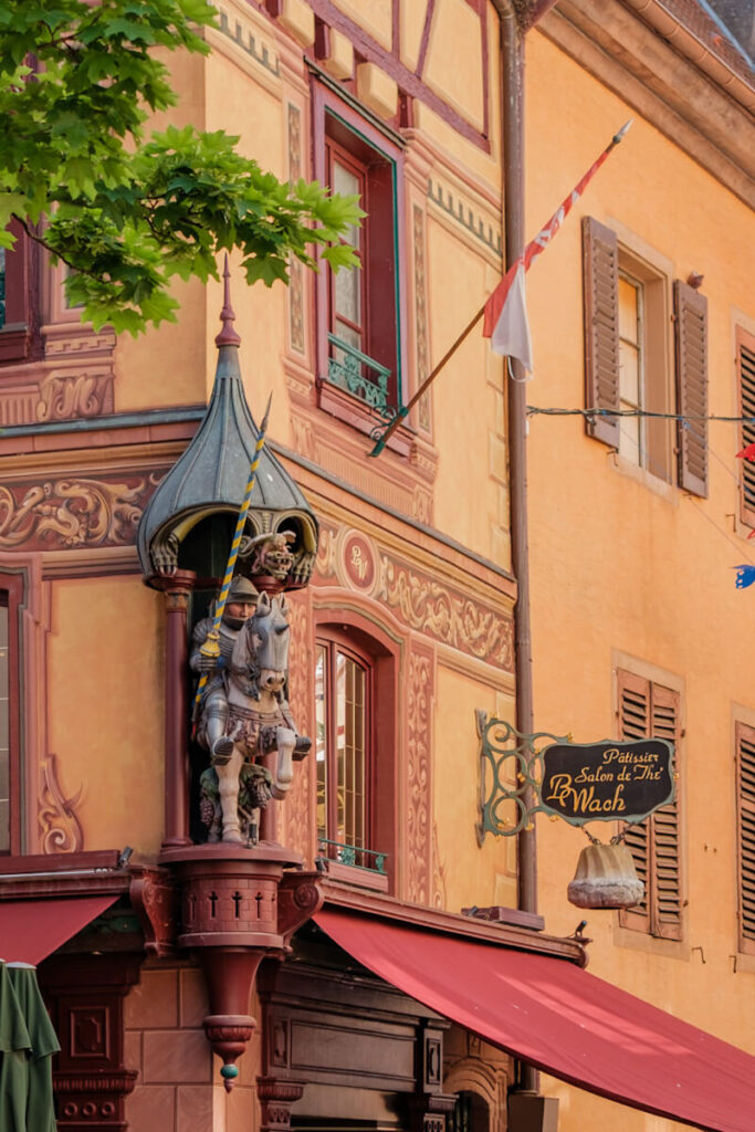 Details oude centrum Selestat Frankrijk Reislegende